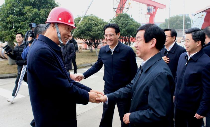 常州市委书记齐家滨一行来新宝GG电缆调研