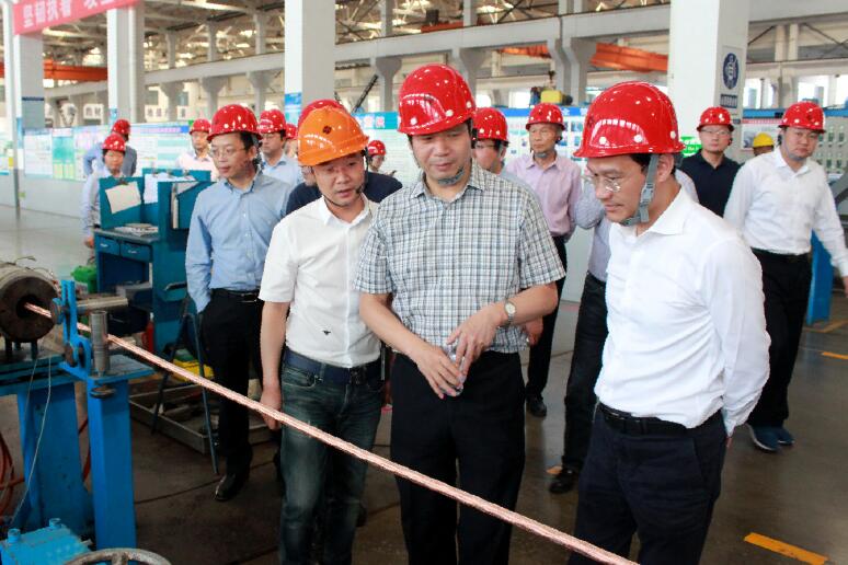 南京航空航天大学党委书记郑永安一行来新宝GG电缆旅行