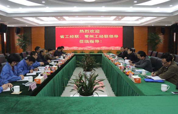 省工经联、常州市工经联向导来新宝GG电缆调研