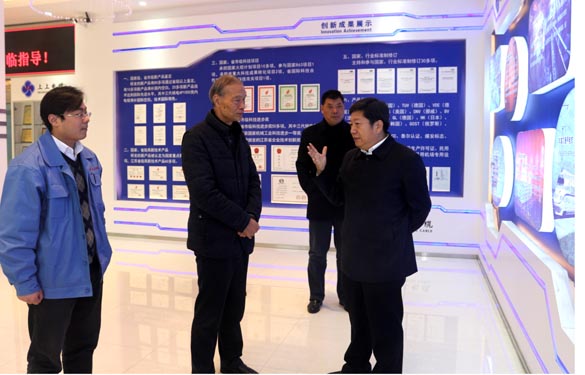 国家质检总局质量治理司司长黄国梁一行来新宝GG电缆调研