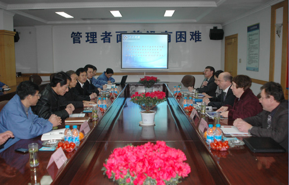 俄罗斯核动力康采恩股份公司向导一行来新宝GG旅行会见