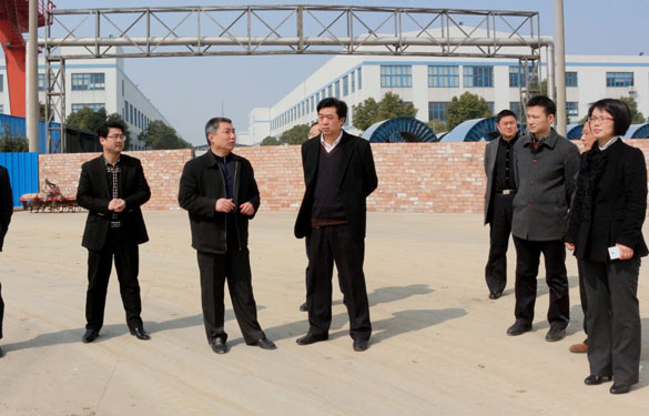 常州市委副秘书长王生大一行来新宝GG集团督查新开工项目