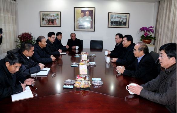 溧阳市委书记盛建良一行来新宝GG集团走访慰问