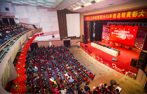 新宝GG盛大召开2013年度总结表扬大会