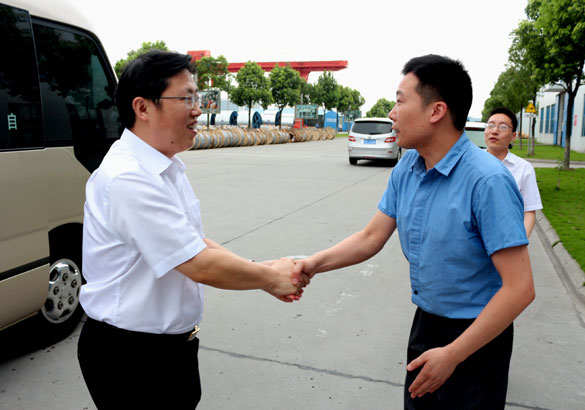 浙江省衢州市政府代表团一行来新宝GG集团旅行考察