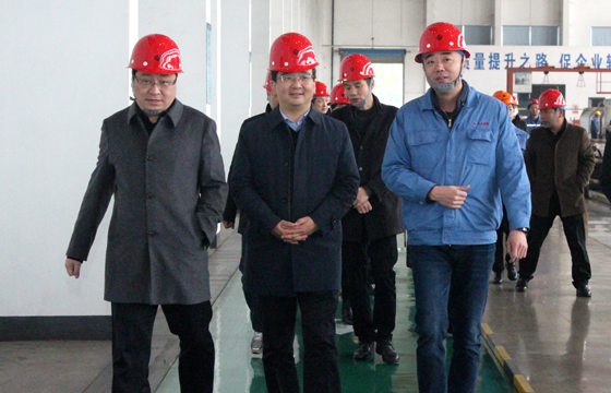 2020年12月8日，，，，广德市市委常委、常务副市长邱铁军一行来新宝GG电缆考察