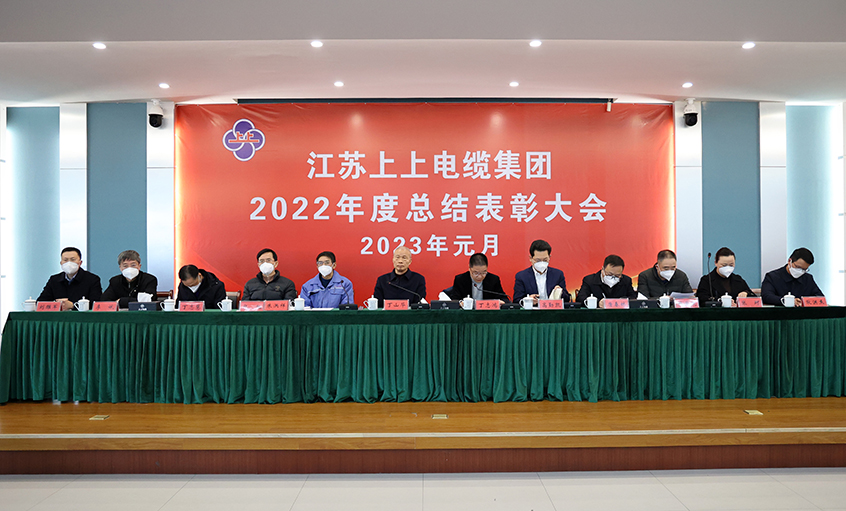 新宝GG电缆盛大召开2022年度总结表扬大会