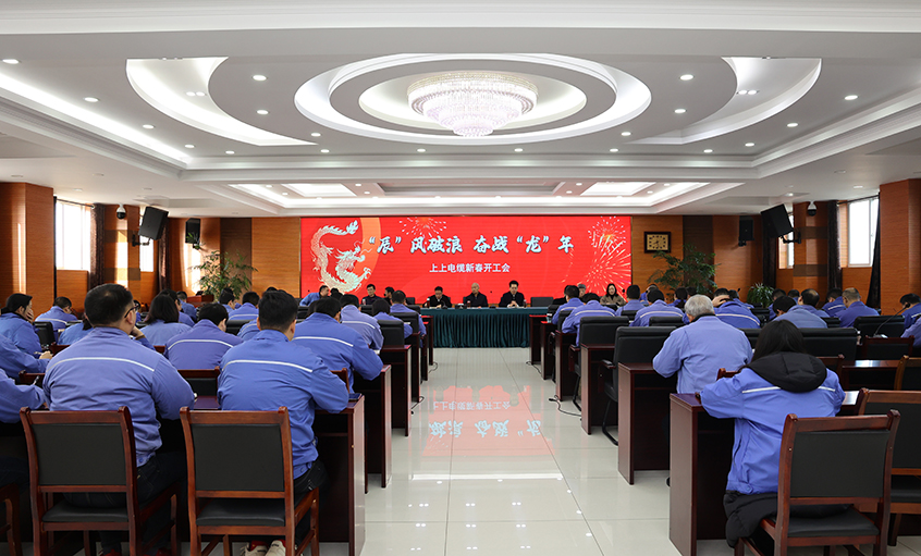 “辰”风破浪，，，，奋战“龙”年——新宝GG电缆开工大吉