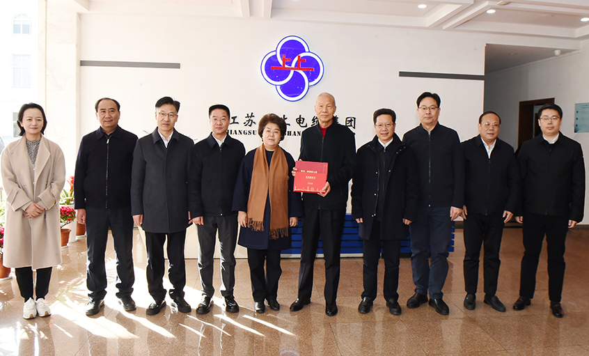 新春送祝福、鼓劲头  常州市人大常委会主任白云萍一行到访新宝GG电缆