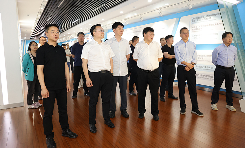 长三角信息化专题组一行来新宝GG电缆调研